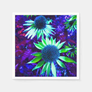 Guardanapo De Papel Flor Echinacea Oriental