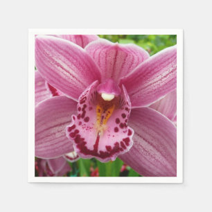 Guardanapo De Papel Flor Elegante Orquídea Roxo