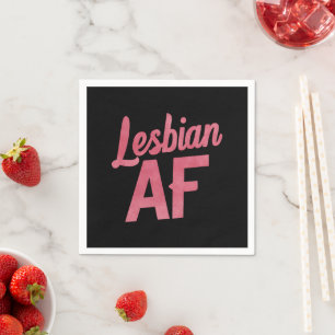 Guardanapo De Papel Flor Lesbiana AF Orgulho LGBT Parada do Amor Gay