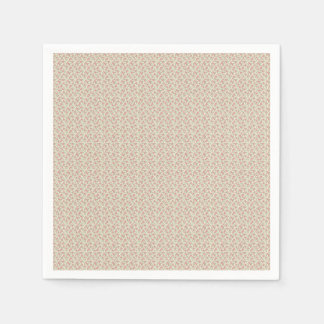 Guardanapo De Papel Flor Nostálgico dos Anos 1940 Rosa Poeirento e Sal