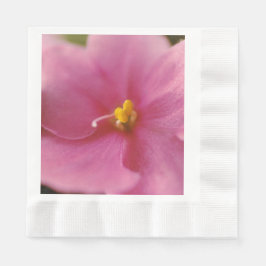 Guardanapo De Papel Flor Pastel Pink African Violet (Saintpaulia)