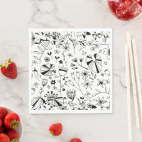 Flor Selvagem Monocromo