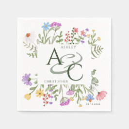 Guardanapo De Papel Flor Selvagem Russo Moderno