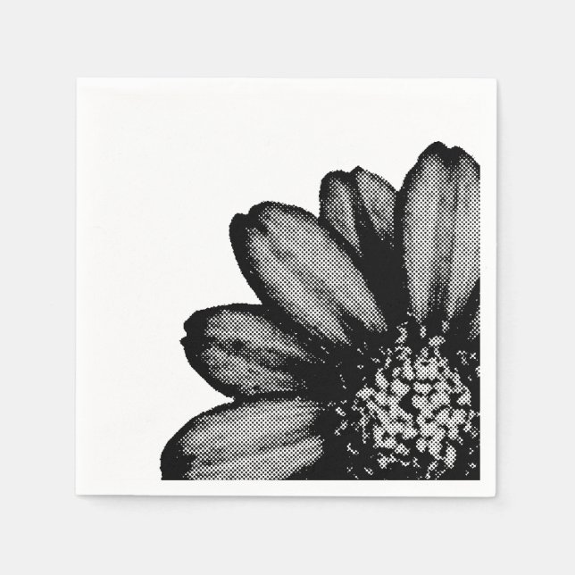 Guardanapo De Papel flor vermelha (Frente)