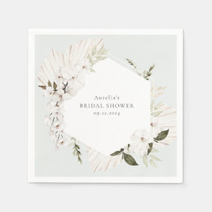 Guardanapo De Papel Florais Boêmios Elegantes