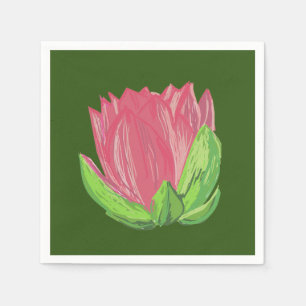 Guardanapo De Papel Floral