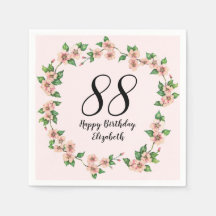 Floral 88º Aniversário Rosa Bonito