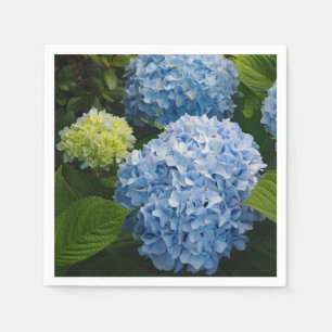 Guardanapo De Papel Floral Blue Hydrangea Foto