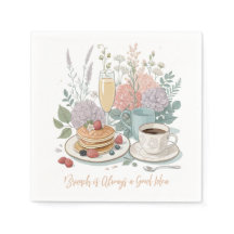 Floral Brunch Paper Napkins