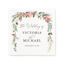 Floral de Inverno Rústico | Casamento de Natal