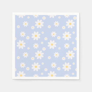 Guardanapo De Papel Floral de Margarida Branca Simples