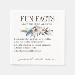 Guardanapo De Papel Floral dos fatos de divertimento personalizado