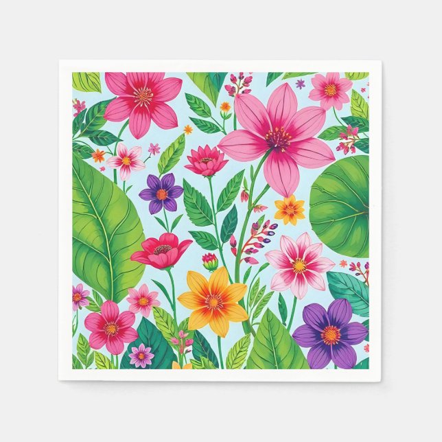 Guardanapo De Papel Floral Napkins (Frente)