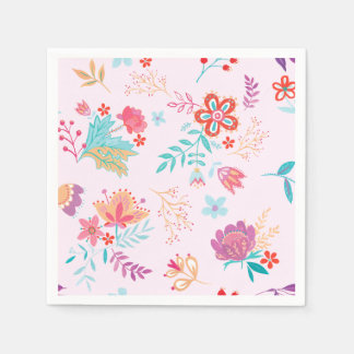 Guardanapo de papel floral Vintage Boho Chic