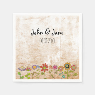 Guardanapo De Papel Flores