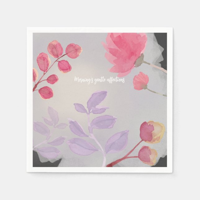 Guardanapo De Papel Flores (Frente)