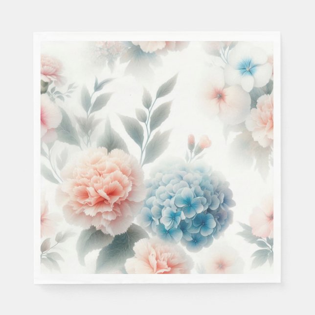 Guardanapo De Papel Flores (Frente)
