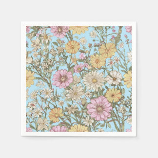 Guardanapo De Papel Flores com atmosfera de primavera