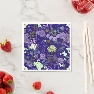 Guardanapo De Papel Flores com atmosfera elegante e misteriosa
