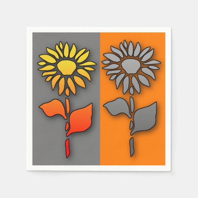 Guardanapo De Papel Flores Coquetel Napkins (Frente)