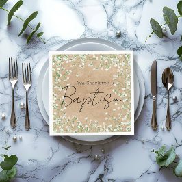 Guardanapo De Papel Flores de Água para Respiração do Bebê Bonito Boho