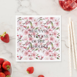 Guardanapo De Papel Flores de Cerejeira Rosa Bonito Chá de Noiva