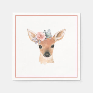 Guardanapo De Papel Flores de Chás de fraldas florestais