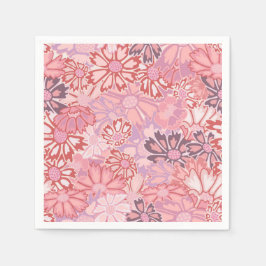 Guardanapo De Papel Flores de cosmos