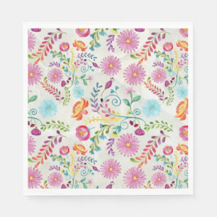 Guardanapo De Papel Flores de Garrafas - Personalizáveis