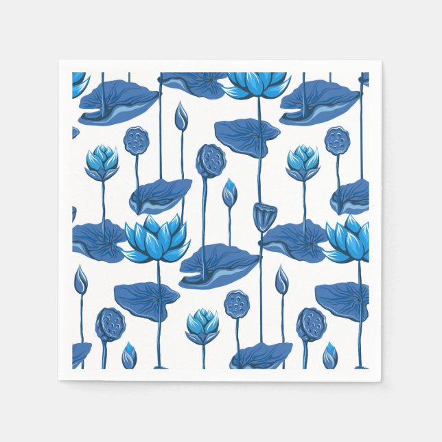 Guardanapo De Papel flores de lótus (Frente)