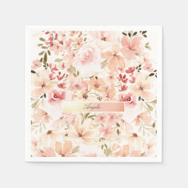 Guardanapo De Papel Flores de Primavera em Flor
