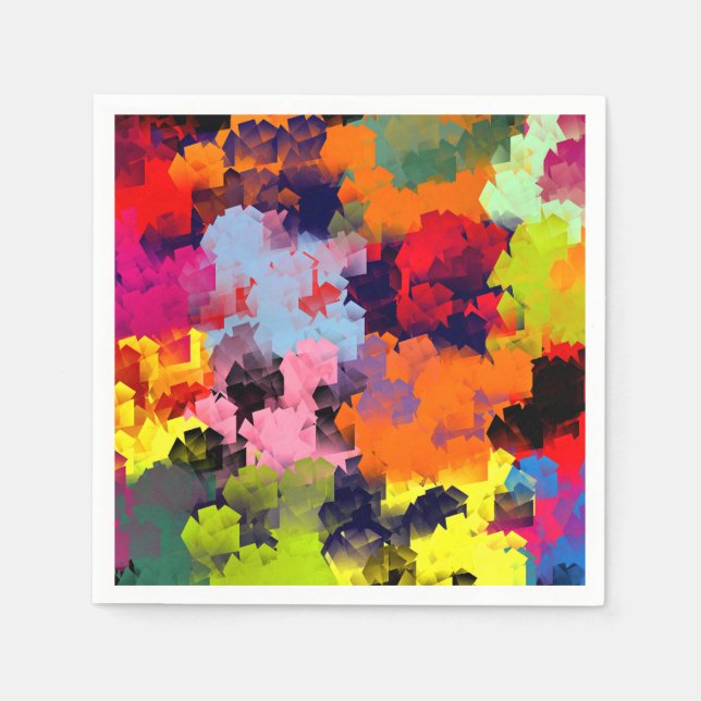 GUARDANAPO DE PAPEL FLORES DE VERÃO (Frente)