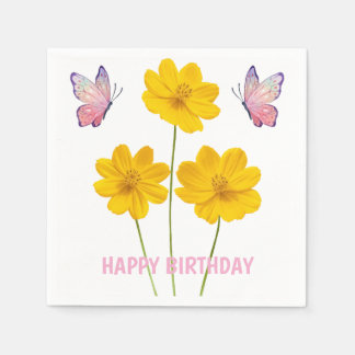 Guardanapo De Papel Flores Personalizadas