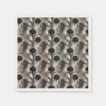 Flores Pretas do Estilo Gótico