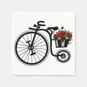 Guardanapo De Papel Flores Românticas - Bike