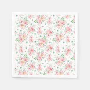 Guardanapo De Papel Flores Rosa-Lilly
