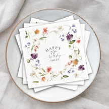 Flores Silvestres Femininas para 70º Aniversário