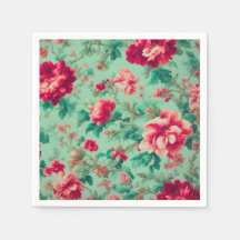 Flores Vermelhas e Folhas Verdes Extremas