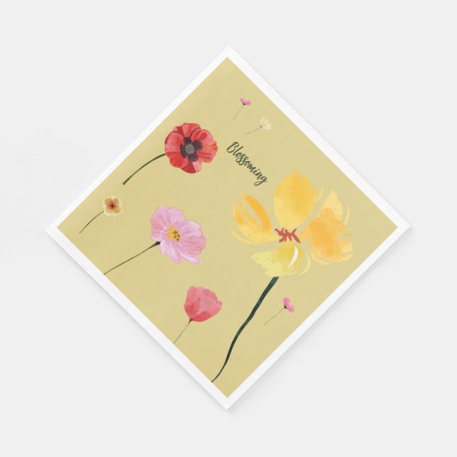 Guardanapo De Papel Florescendo (Quina)