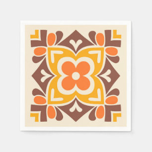 Guardanapo De Papel Florescer da Arte Popular