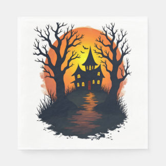 Guardanapo De Papel Floresta Assombrada � Camiseta da Natureza de Hall