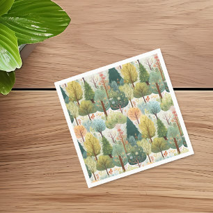 Guardanapo De Papel Floresta de Leite