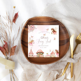 Guardanapo De Papel Floresta de primeiro aniversario de Lama de Cogume