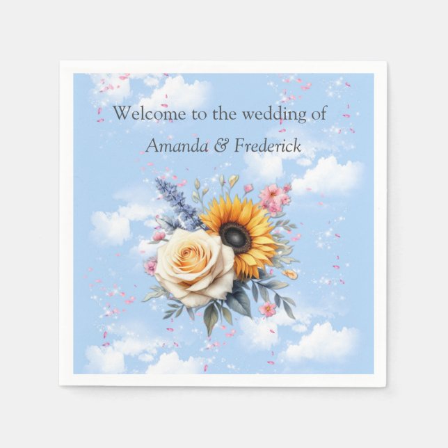 Guardanapo De Papel Florestas de primavera e Verão (Frente)