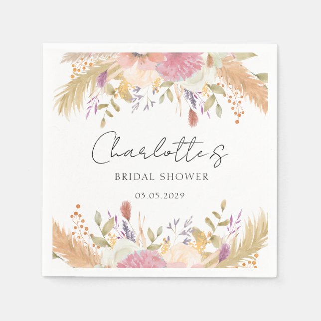 Guardanapo De Papel Flórida moderna (Frente)