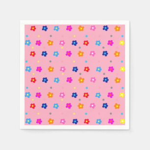 Guardanapo De Papel Flower Power Party