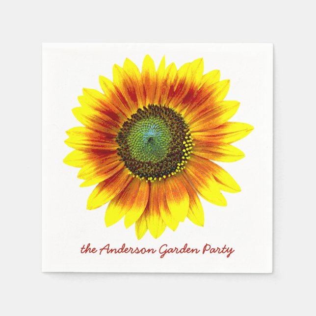 Guardanapo De Papel Flower-Yellow Flower Party (Frente)