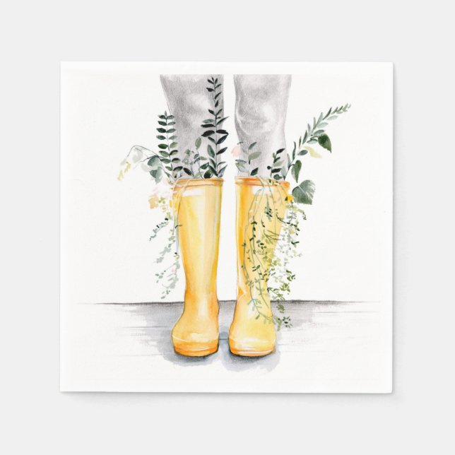 Guardanapo De Papel Fluxo e crescimento I (Frente)