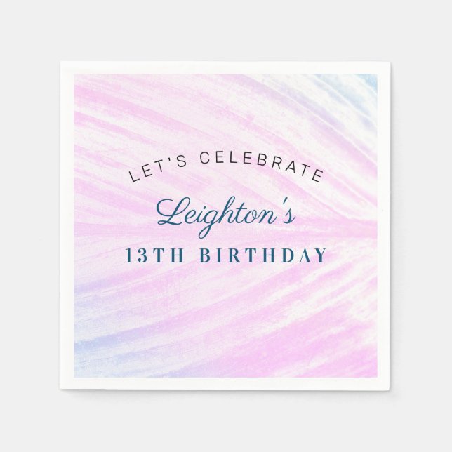 Guardanapo De Papel Folha Tropical Pintada (Frente)