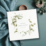 Guardanapo De Papel Folhagem Botânica Chá de panela de Aquarela<br><div class="desc">Elegante Coleção de Aquarelas Foliage Botânica de Folhagem Elegante.- é um roteiro elegante aquarela Ilustração de folhagem pastel sutil perfeita para sua primavera de verão, casamento botânico e festas. É muito fácil personalizar, com seus detalhes pessoais. Se você precisar de outro produto ou personalização correspondente, por gentileza, envie uma mensagem...</div>